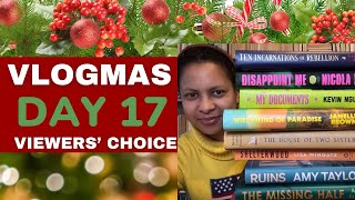 VLOGMAS 25 Day 17 | Viewers’ Choice | RunwrightReads
Thanks Penguin Random House for the gifted books
https://www.patreon.com/runwright
If you shop on Amazon, please consider using my affiliate link. I make a small commission when you do
https://amzn.to/2PPb6XG
BOTM Referral Code https://www.mybotm.com/1c01d3f5cc6f?show_box=true
Instagram: https://www.instagram.com/karen_runwrightreads
Blog: http://runwright.net
CashApp $RunwrightReads VLOGMAS 25 Day 17 | Viewers’ Choice | RunwrightReads