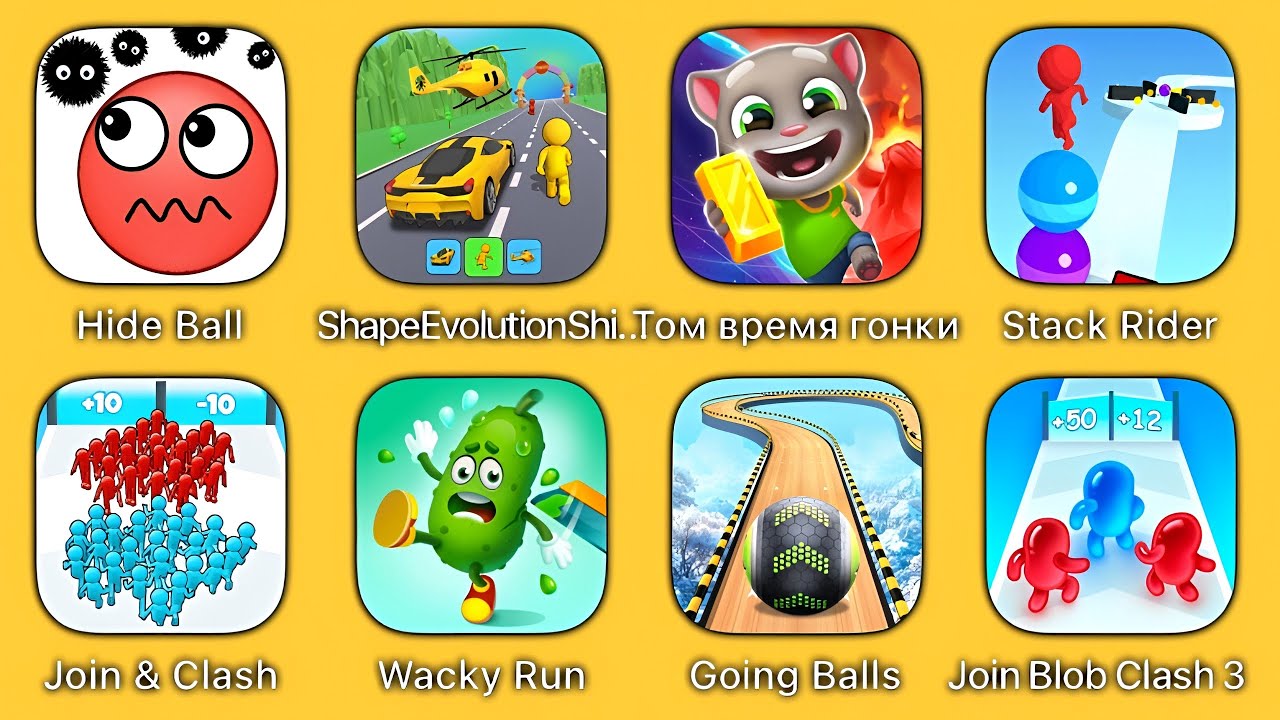 Hide Ball Talking tom gold run Stack Rider Join Clash Wacky Run Going Balls #6