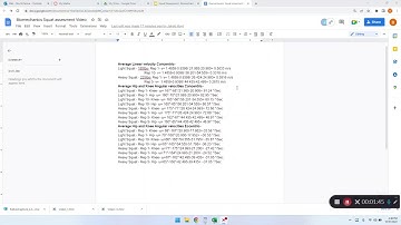 Brock Pecore Biomechanics Data Analysis
