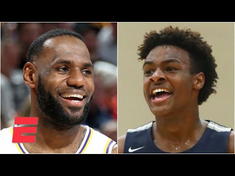 Does LeBron James' new contract mean he and Bronny will play together in the NBA someday? | KJZ