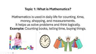 Class 6 Maths Chapter 1 | What is Mathematics? | Introduction to Mathematics