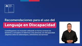 Recomendaciones Para El Uso Del Lenguaje En Discapacidad