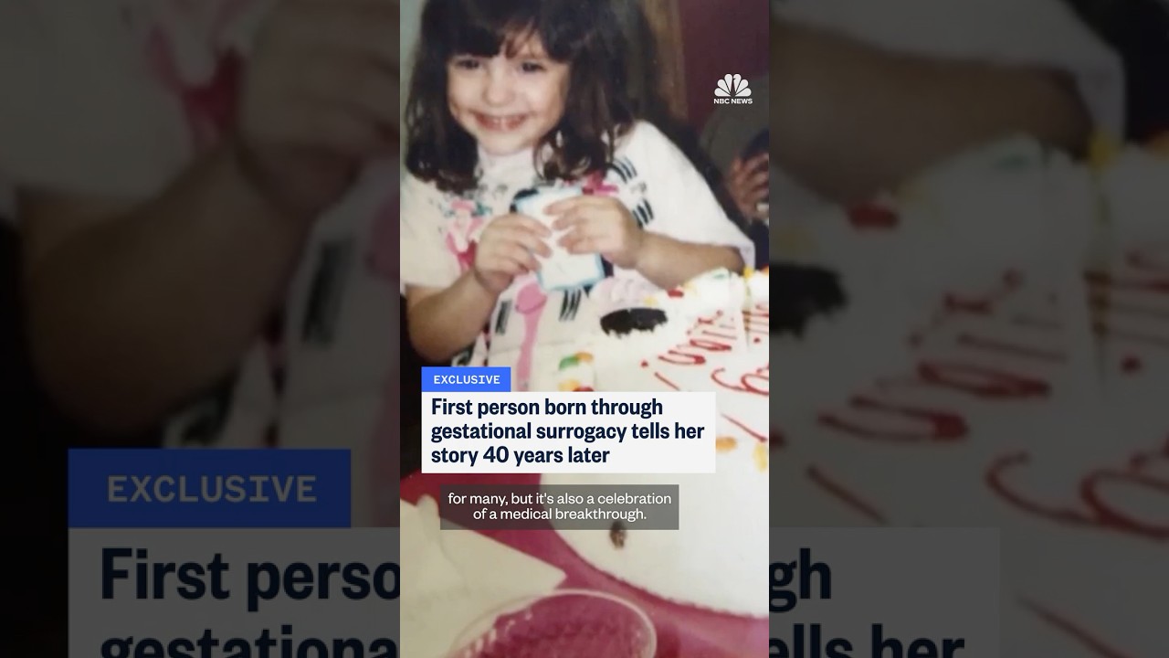 First person born through gestational surrogacy tells her story 40 years later