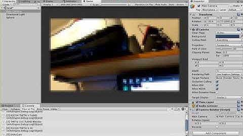 RICOH THETA V 4K Live For Unity Test