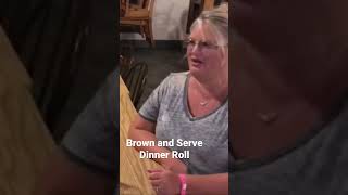 How I eat a dinner Roll