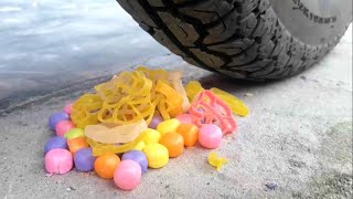 Crushing Crunchy & Soft Things by Bike! EXPERIMENT: Bike vs Soft items screenshot 4