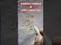 #Learn super fast maths addition method💥 mathematics#trendingshorts#youtubeshorts#viralshorts#sarif