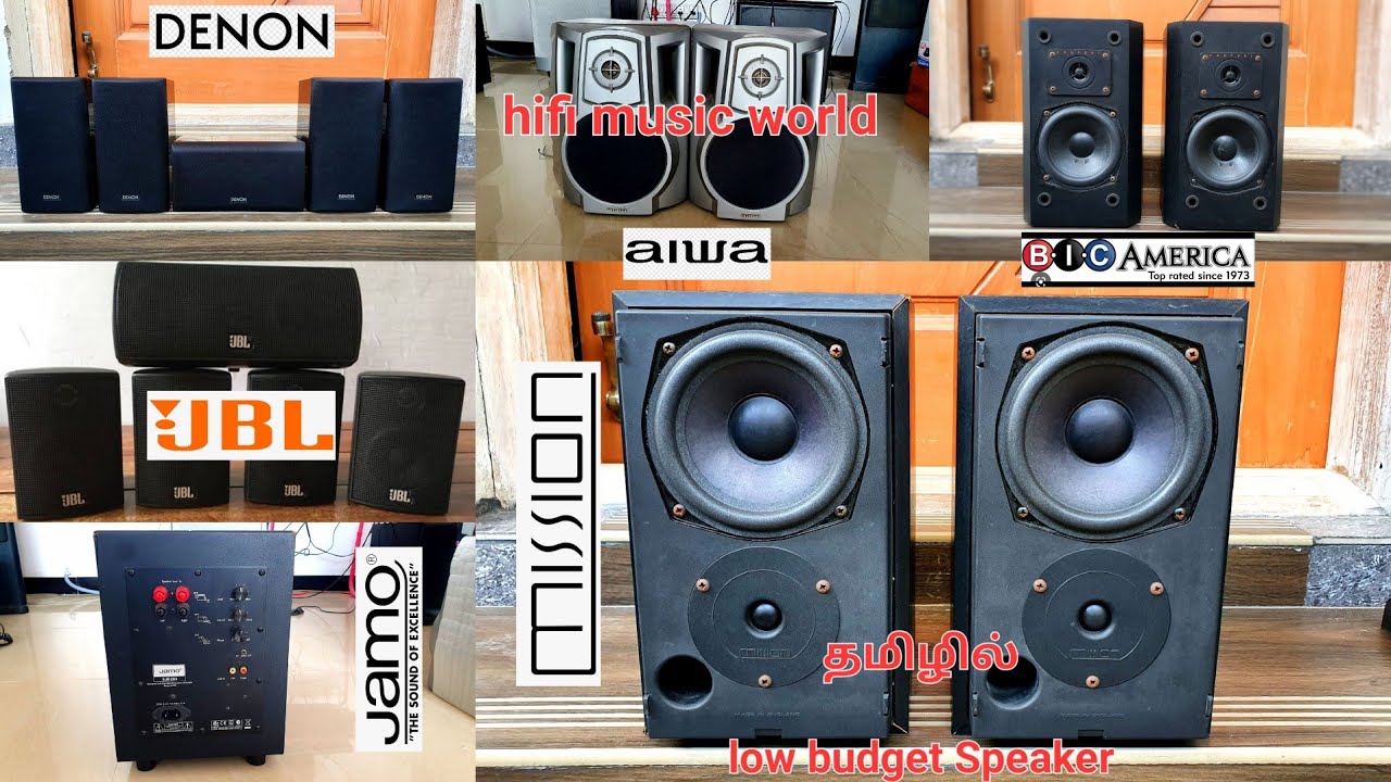 Bookshelf Speaker, 5.1 satellite speaker, Powered subwoofer.. speaker
