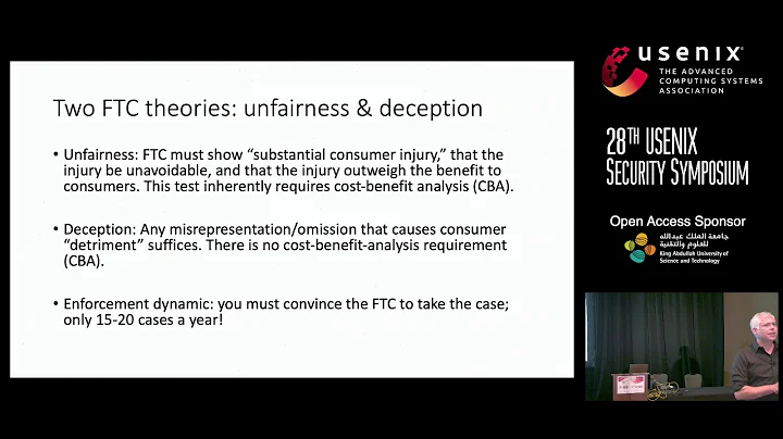 USENIX Security '19 - Security Research and Public Policy