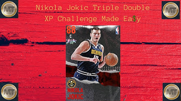 NBA 2K21 Triple Double XP Challenge Made Easy!  Get 1000XP in 15 mins or less!