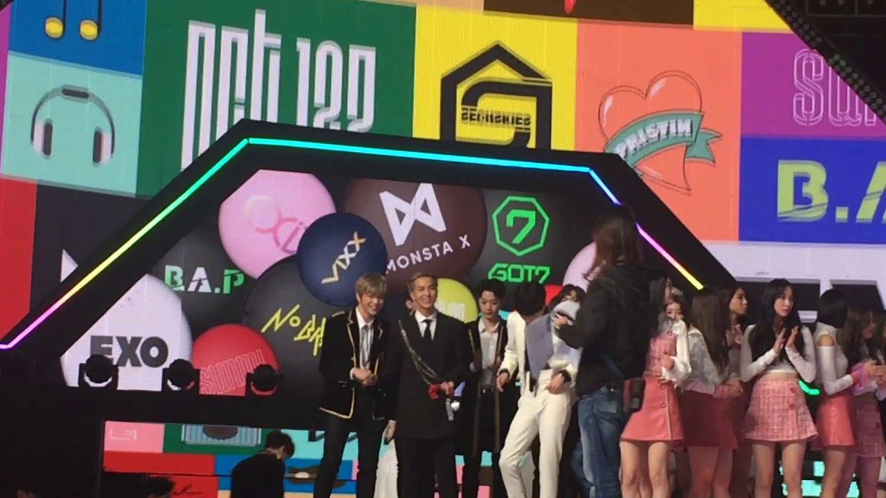 20171231 가요대제전 신년인사 준비중 (reaction to seventeen)