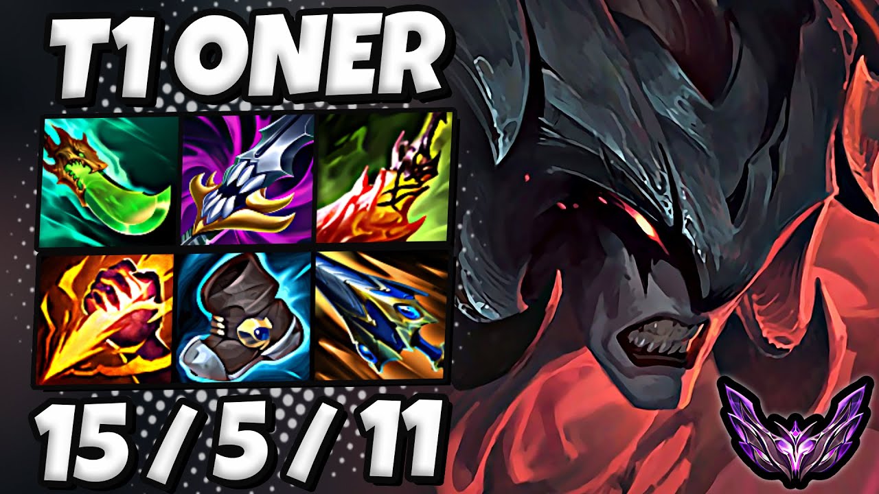 T1 Oner Aatrox vs Ekko [ Jungle ] Patch 25.24 Ranked Korea