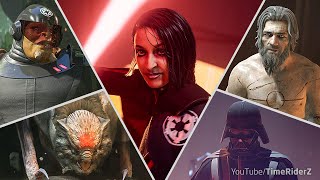 Star Wars: Jedi Fallen Order - All Bosses with Cutscenes (No damage/Grandmaster)