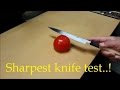 Sharpest Knife Test by Hiroyuki Terada