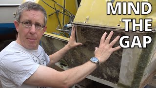 377. Sticking the two halves of my boat back together @CruisingTheCut