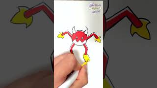 Aus einer Skizze wurde ein neues Monster Design #speeddrawing #monster #mangaart