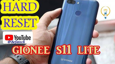 Gionee S11 lite Hardreset without pc|Gionee s11 lite factory reset 