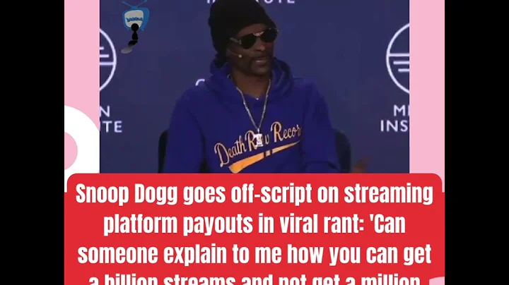 Snoop Dogg Goes Off On Streaming Services Spotify Apple Music Amazon and Tidal For Royalty Payouts