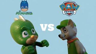 PJ Masks VS Paw Patrol - PJ Masks Toys Videos in English