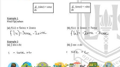 LHS Higher Mathematics - Further Calculus 1 - sin and cos