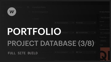 Creating a custom portfolio — Creating the database for client projects (Part 3 of 8)