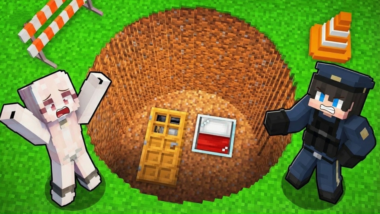 Pronasla Sam Misterioznu Rupu U Mom Minecraft Selu...