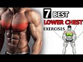 LOWER CHEST WORKOUT -🔥7 BEST EXERCISES LOWER CHEST WORKOUT 🔥