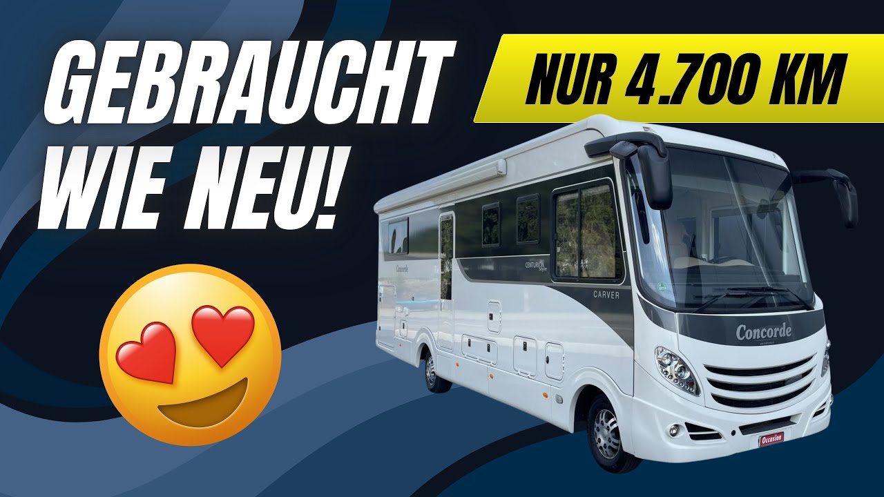 Wohnmobil umständehalber abzugeben 😱 Concorde Carver 890 RRL 2026 Vollintegriert wie NEU nur 4.700km