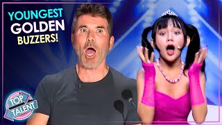 HOW OLD? Youngest Golden Buzzer Acts on Got Talent Last Year !