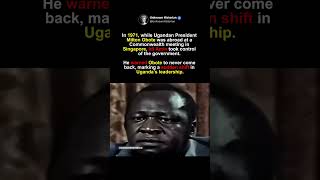 How Idi Amin Seized Power in One Night #shorts