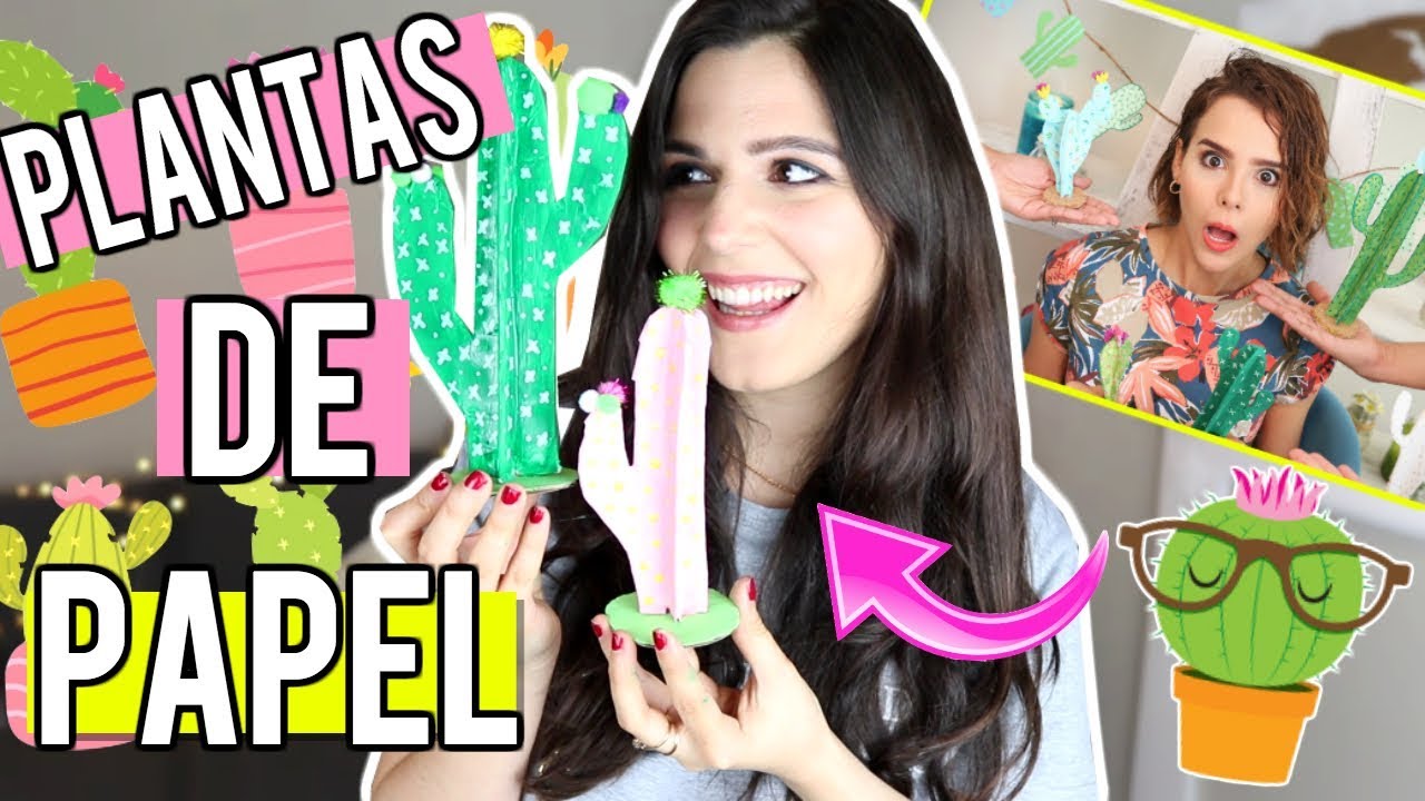 CARO VS YUYA: ¡HAZ PLANTAS DE PAPEL!