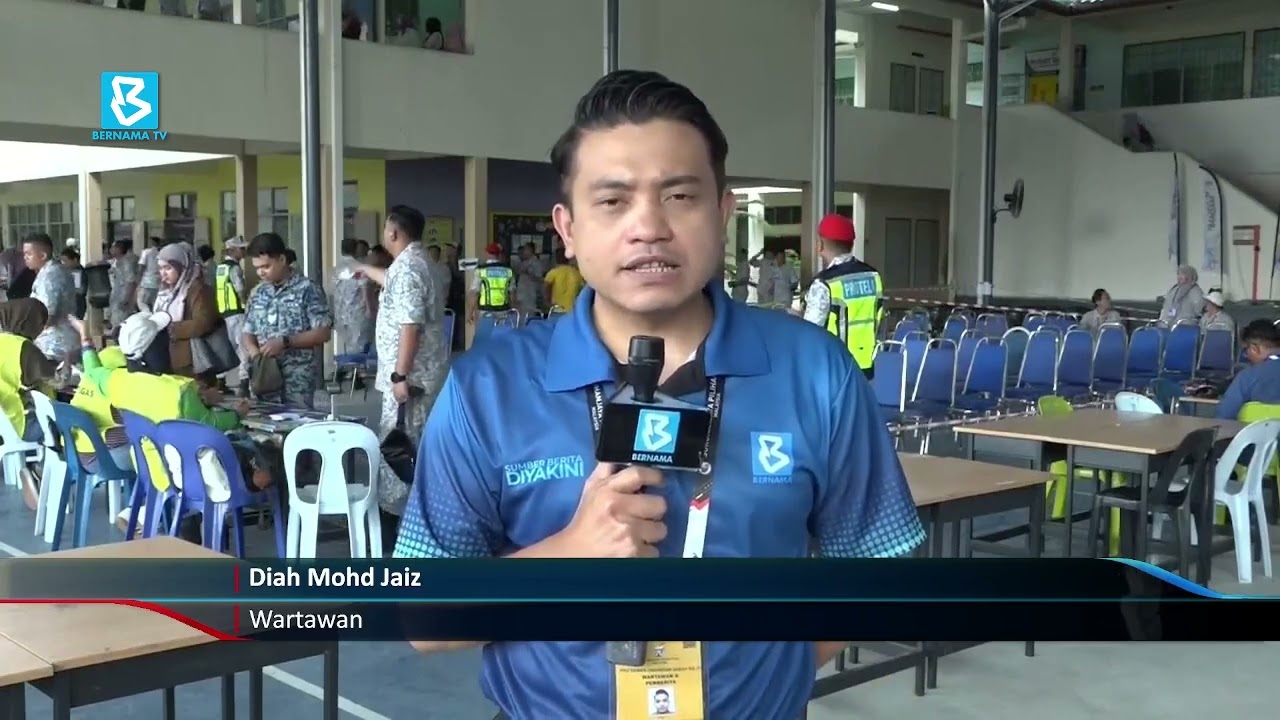 PRN Sabah: SK Pangkalan TLDM menjadi pusat pengundian teramai