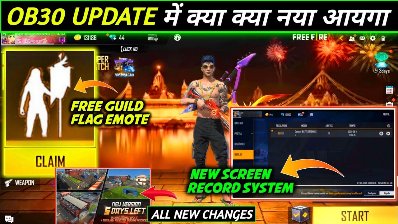 FREE FIRE OB30 UPDATE FULL DETAILS | FREE FIRE NEW UPDATE 28 SEPTEMBER | FREE FIRE NEW EVENT