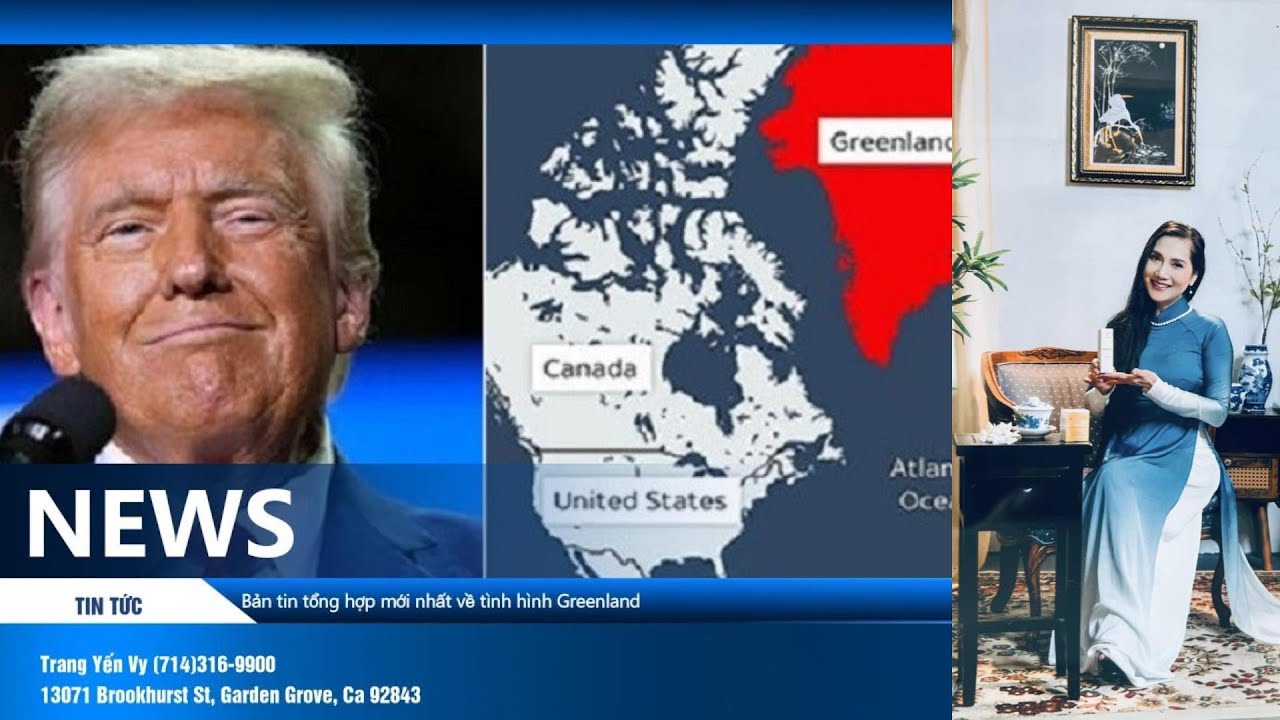 🔴 Trang Yen Vy IVTV BREAKING NEWS | Bản tin tổng hợp mới nhất về tình hình Greenland 