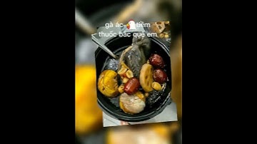 gà ác 🐔tiềm Thuốc Bắc