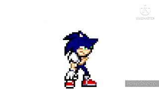 Sonic Turns Into Light Speed Sonic After He Gets Hurt (Sprite Test)