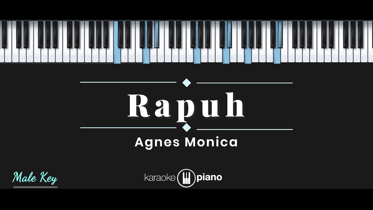 Rapuh - Agnes Monica (KARAOKE PIANO - MALE KEY)