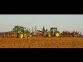 Big ploughing john deere 8245r  6830  labour avec charrues 13 corps  semis bl