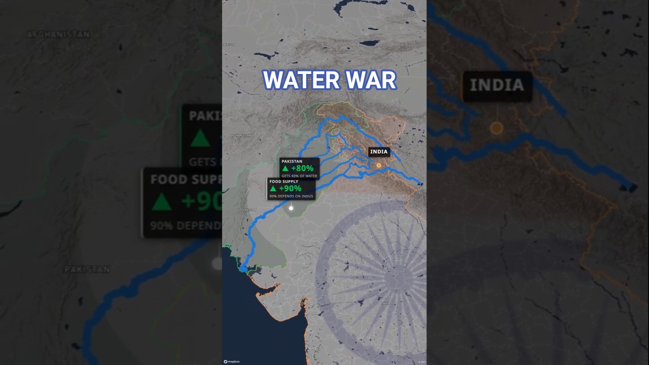 India Controls 80% of Pakistan's Water. Treaty Suspended