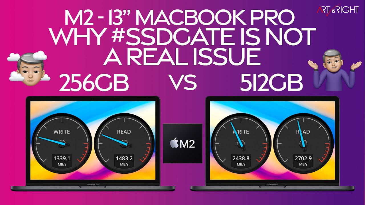 M2 13 MacBook Pro & M2 MacBook Air why base 256GB SSD Speed is