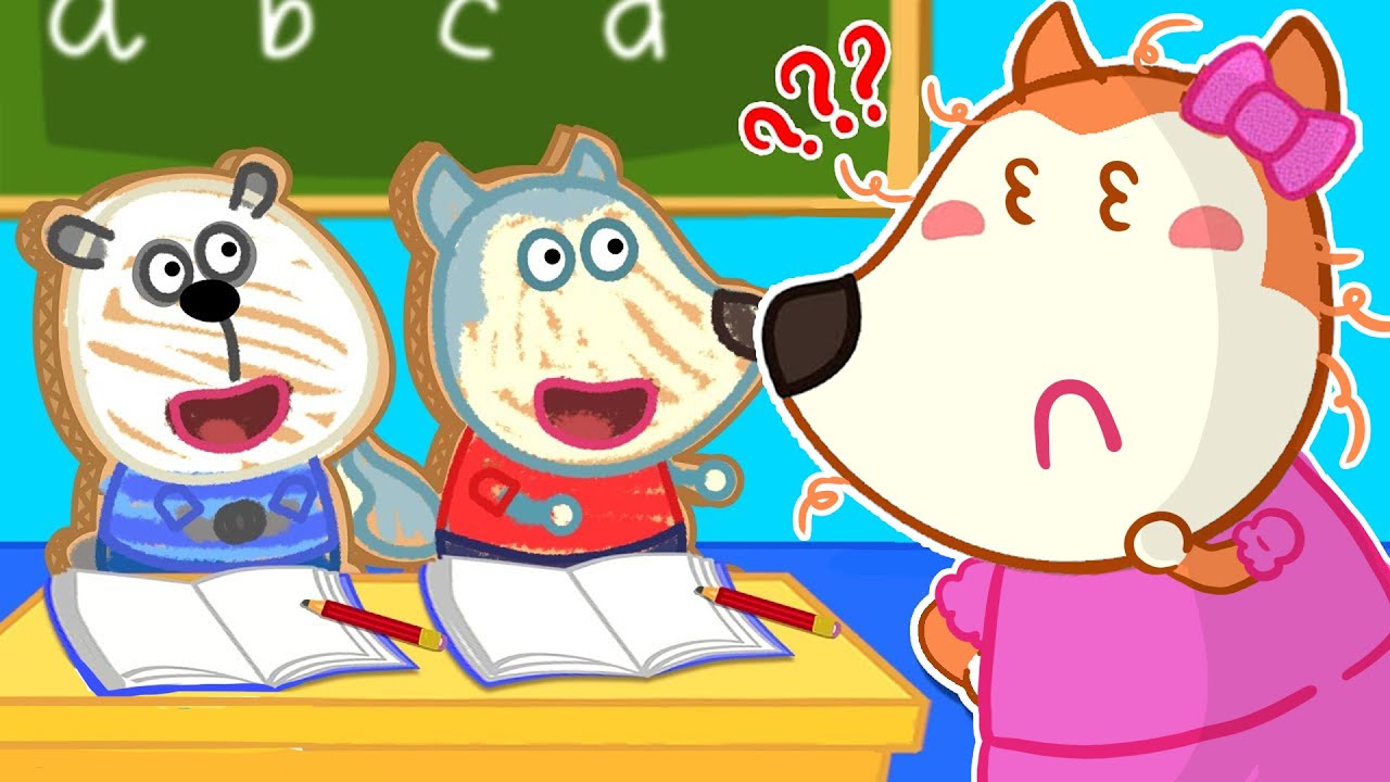 Real o falso, ¿por qué no puedes distinguirlo?🤔Estudiantes hechos de cartón | Wolfoo en Español