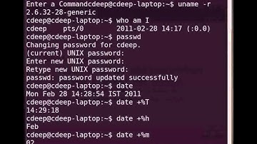 General Purpose Utilities in Linux - Hindi