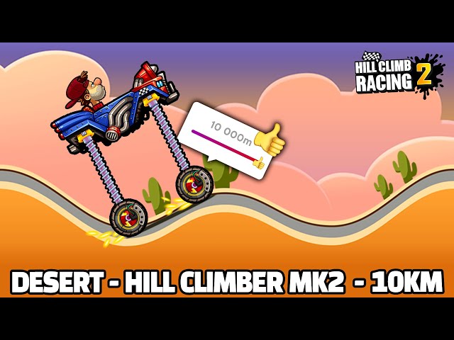 Hill Climb Racing 2 - 10000m with HILL CLIMBER MK2 in DESERT 