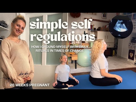 Simple Routines to Ground You During Times of Change | Silent Pregnancy Vlog Week 28