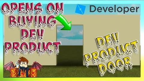 How to make DEV PRODUCT DOOR | ROBLOX STUDIO 2020