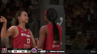 NBA 2K25 WNBA Gameplay: Atlanta Dream vs Los Angeles Sparks - (Xbox Series X) [4K60FPS]