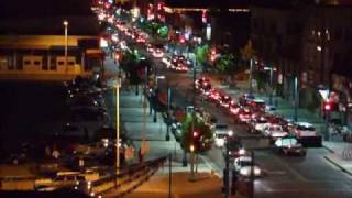 Central Avenue in downtown Albuquerque - Albuquerque, New Mexico - Driving Route 66