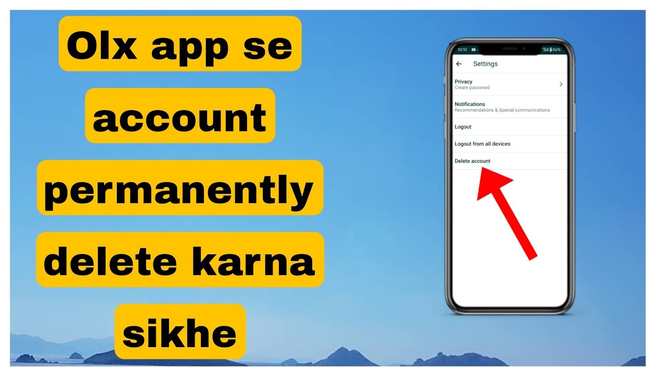 Olx app se account permanently delete kaise kare || olx account permanently delete kaise kare ||