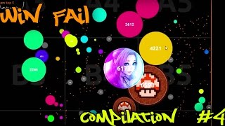 AGARIO WIN FAIL COMPILATION #4 | DESTROYING TEAMS