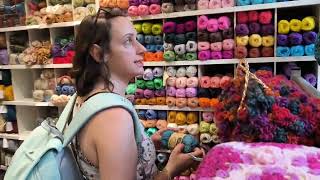 Knitting retreat in Greece - Day 4 - Yarn shopping in Athens